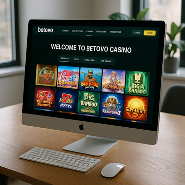 Betovo Casino - Šiuolaikiškas Dizainas - Desktop Versija